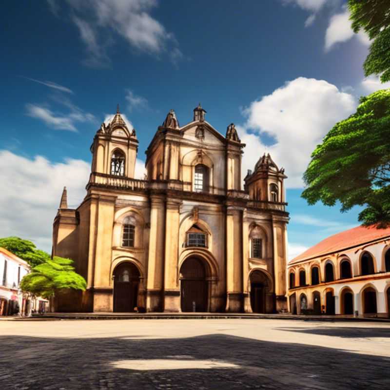 Un couple d'explorateurs culturels admirant la beauté architecturale de León, Nicaragua, lors d'une excursion hivernale de 24 heures.