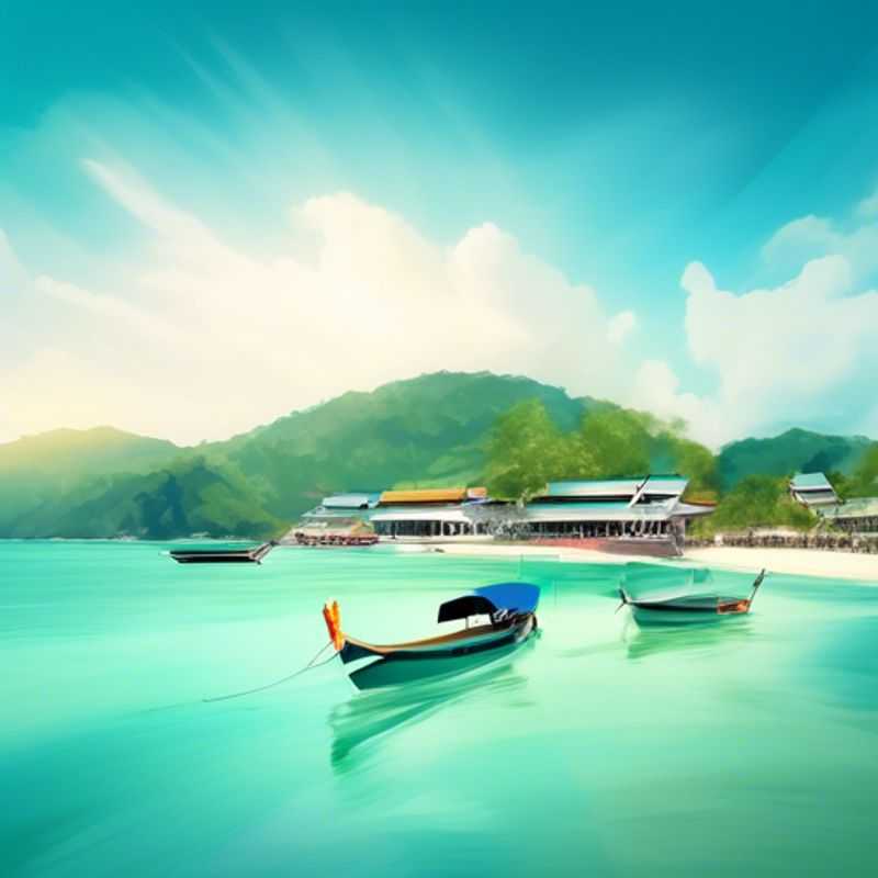 Una viajera solitaria disfrutando del encanto de la playa de Phuket, Tailandia, durante su escapada de dos semanas en verano, apreciando la belleza natural y la tranquilidad de este destino tropical.