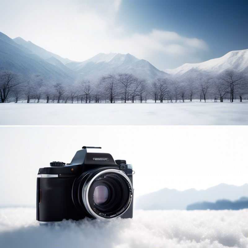 A sleek, high-end camera with a professional lens, ready to capture breathtaking moments and premium experiences.