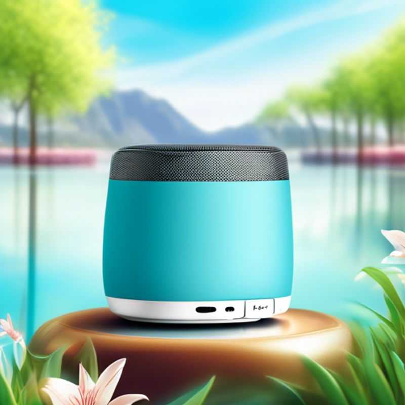 Un altavoz Bluetooth portátil listo para la aventura, perfecto para llevar la música a cualquier lugar.