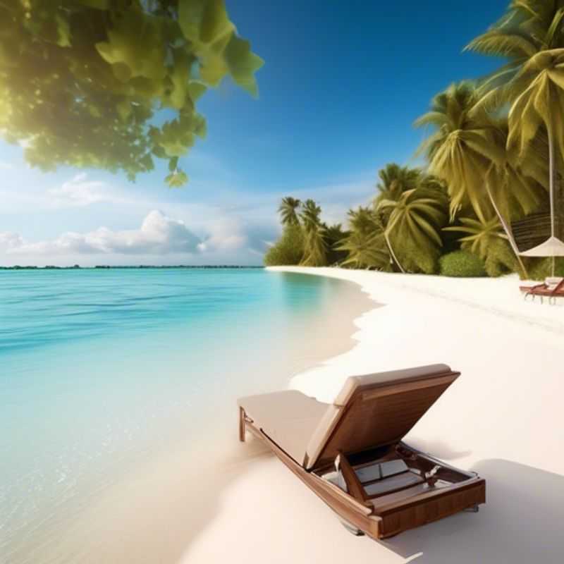 The Romantic Traveler gazes in awe at the turquoise waters and pristine white sand beaches of the Maldives, a tropical paradise that has captured their heart during their 5-day spring getaway.