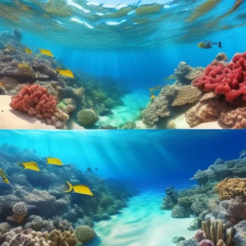 Three couples bask in the warm Egyptian sun, enjoying a vibrant underwater world of coral reefs and colorful fish in Hurghada. Their last-minute escape to the Red Sea promises three weeks of adventure and relaxation.