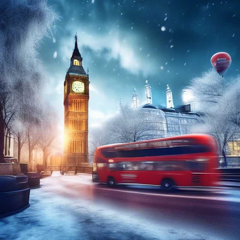 Three couples bundled up against the winter chill, capturing a moment of joy in front of the iconic red double-decker bus in London, England, as they embark on a week-long adventure exploring the city's rich history and vibrant culture.
