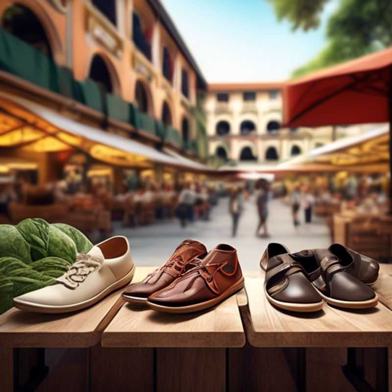 A close-up shot of stylish and comfortable footwear for daily use, showcasing the perfect blend of fashion and functionality.