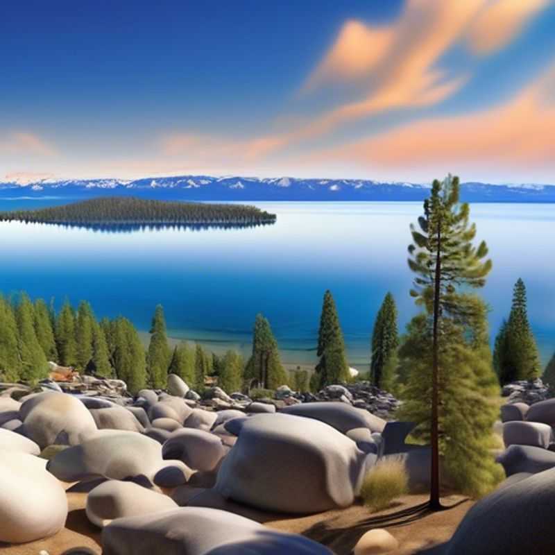 Two couples reveling in the vibrant atmosphere of Lake Tahoe, USA, surrounded by stunning mountain views and sparkling blue waters during their 4-day coolcation adventure at the festival.