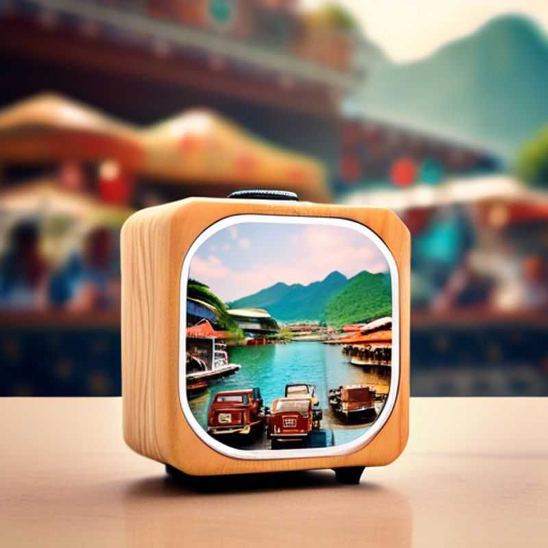 Un altavoz Bluetooth portátil listo para la aventura, perfecto para llevar la música a cualquier lugar.