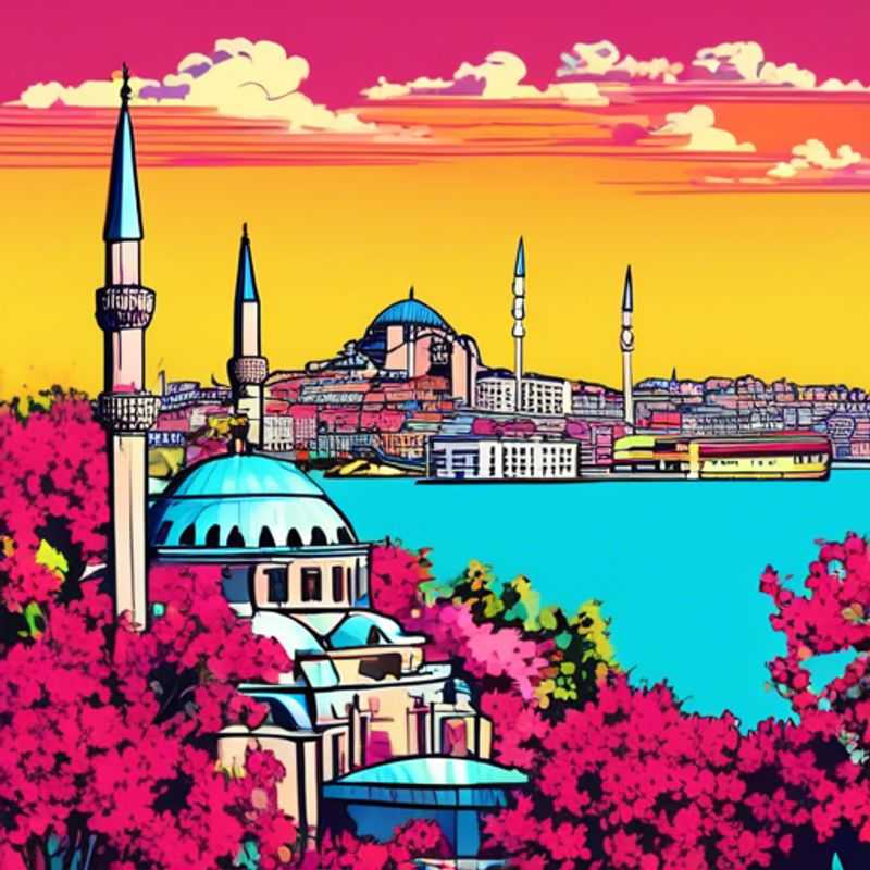 Three couples, the Social Media Travelers, soaking up the vibrant energy of Istanbul, Turkey.