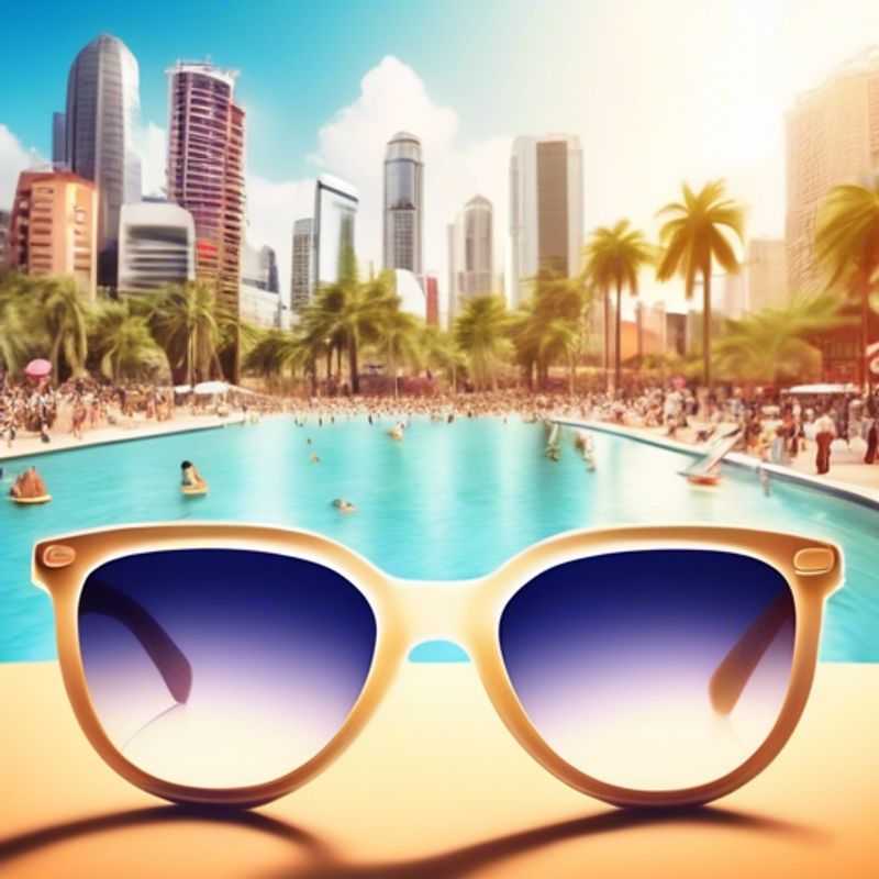 Un par de gafas de sol elegantes y modernas, perfectas para proteger tus ojos del sol y completar tu estilo.