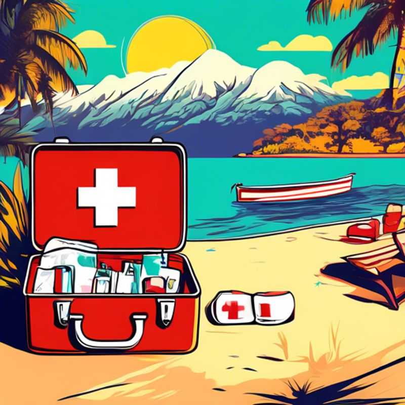 A well-stocked first aid kit, ready to tackle any minor mishaps on your next adventure.