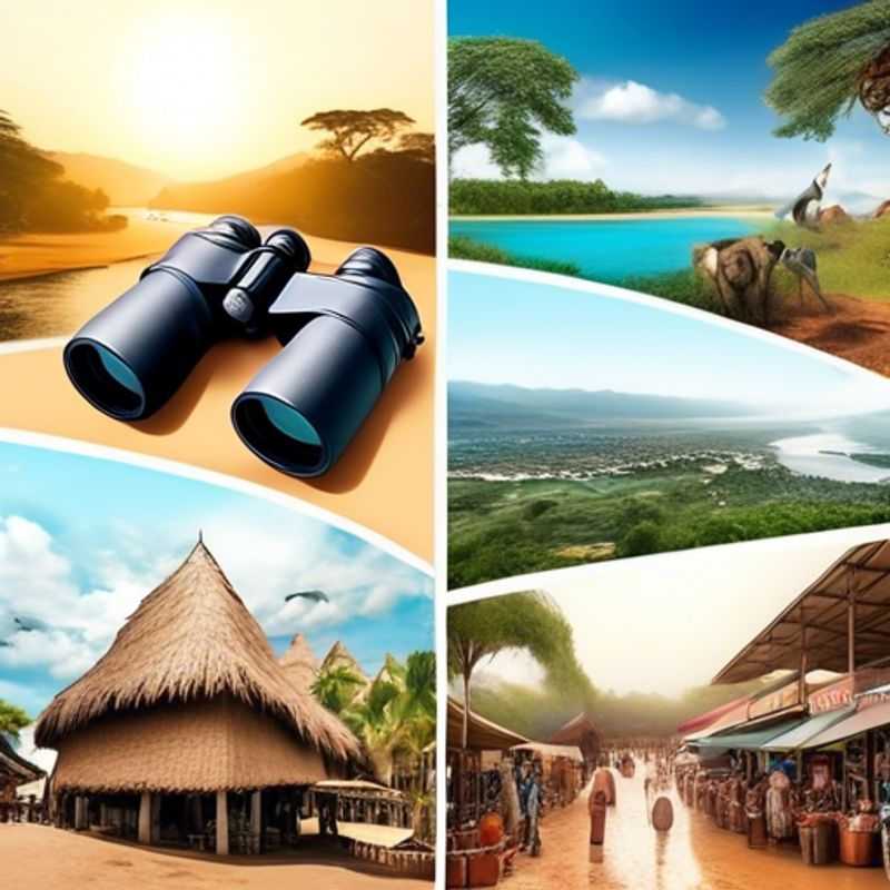 A pair of high-powered binoculars, ready to unlock breathtaking views and bring distant wildlife into sharp focus.