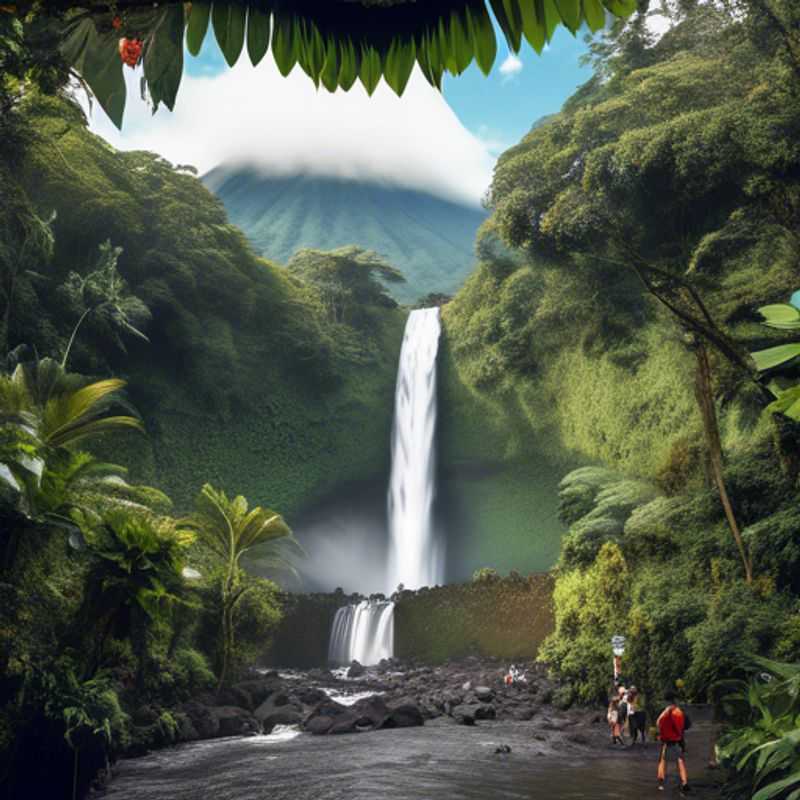 Plongez dans l'aventure ziplining au cœur de la canopée tropicale de La Fortuna, Costa Rica au printemps
