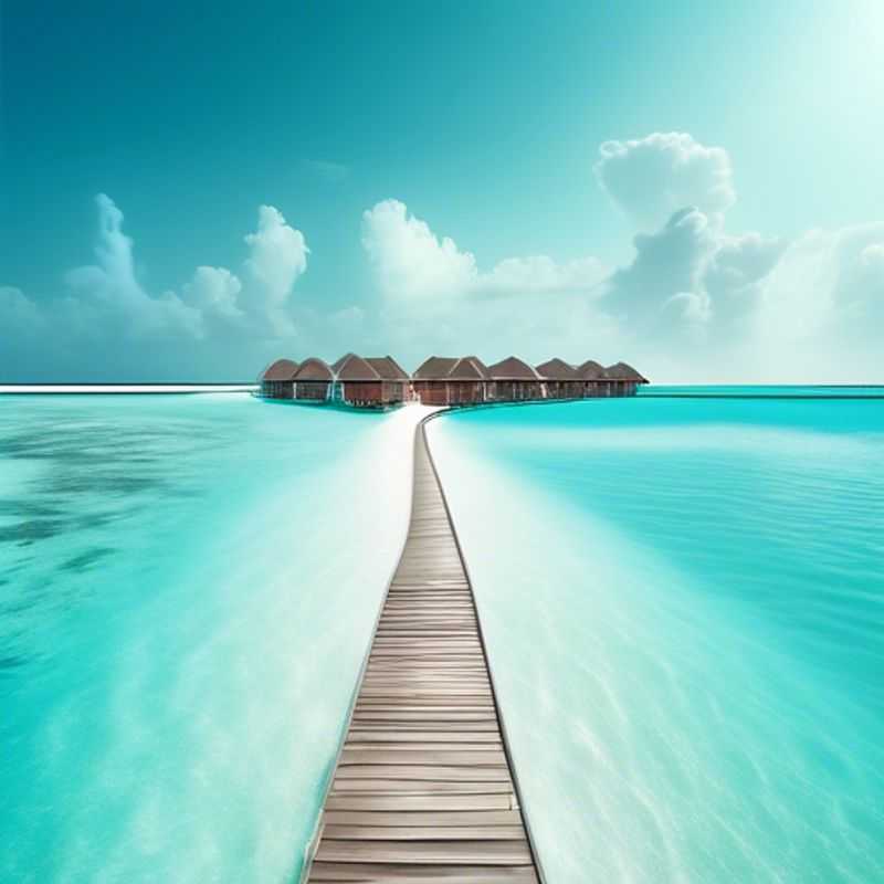 The Romantic Traveler gazes in awe at the turquoise waters and pristine white sand beaches of the Maldives, a tropical paradise that has captured their heart during their 5-day spring getaway.
