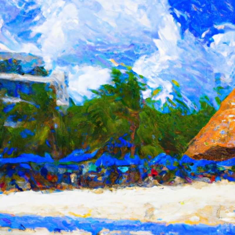 Two couples basking in the vibrant atmosphere of Playa del Carmen, Mexico, enjoying the pristine sands and turquoise waters under the warm summer sun during their unforgettable 2-week getaway.