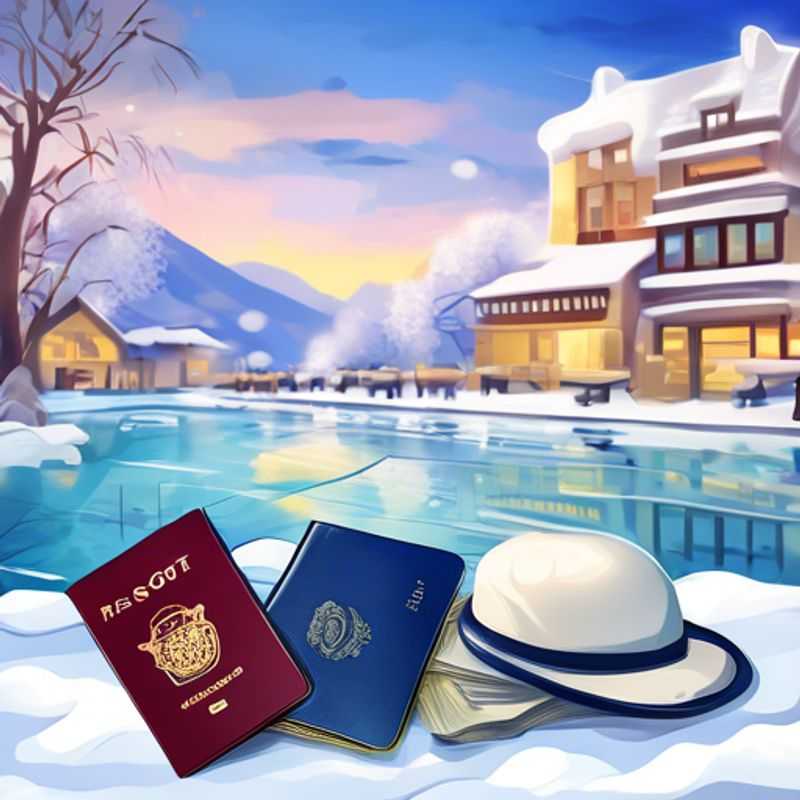 A close-up shot of a passport and visa, essential documents for international travel. The image highlights the importance of understanding passport and visa requirements before embarking on a journey.