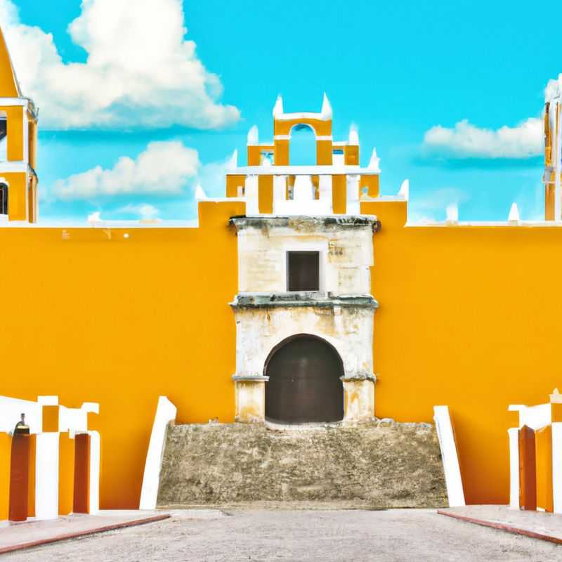 Descubre la majestuosa Pirámide de Kinich Kak Moo en la vibrante Izamal en primavera