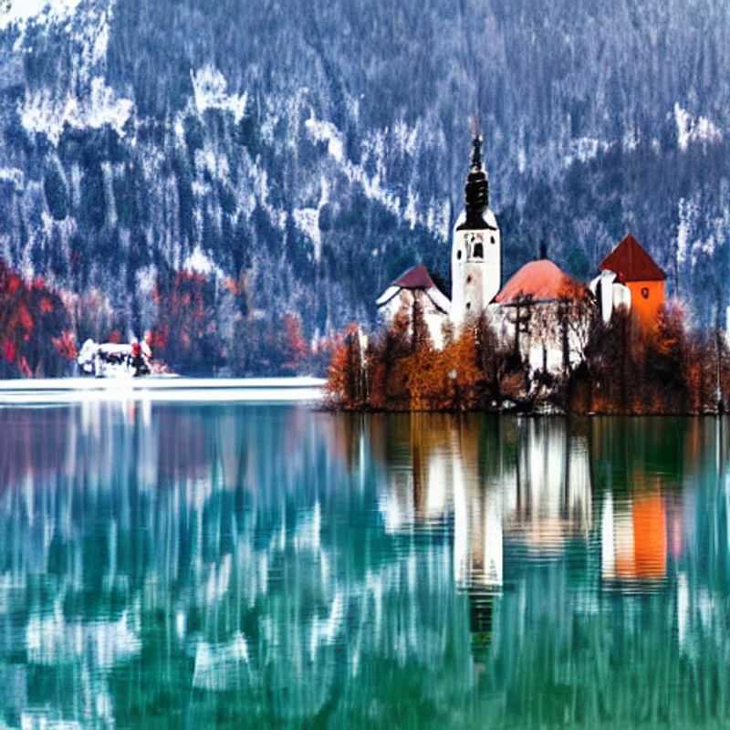 Le lac de Bled au printemps : une image idyllique du lac émeraude entouré de montagnes verdoyantes, parfaite pour un séjour printanier.