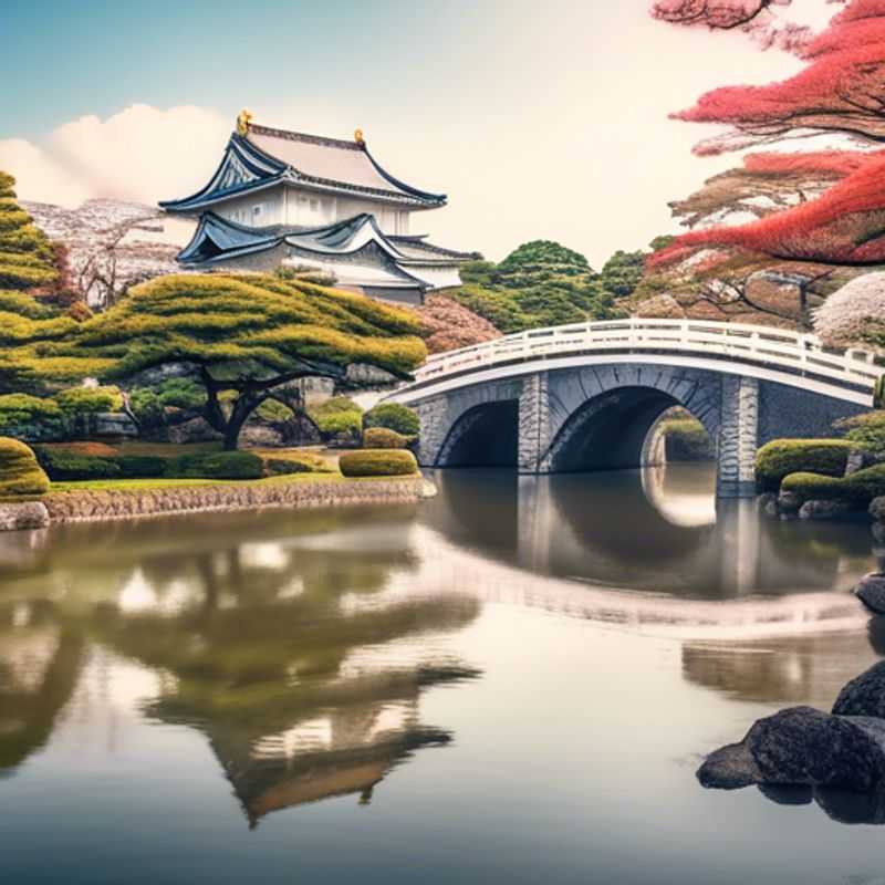 The Group Traveler, two couples strong, embracing the vibrant energy of Tokyo's bustling Shibuya crossing, a quintessential symbol of modern Japan, during their two-week spring adventure.