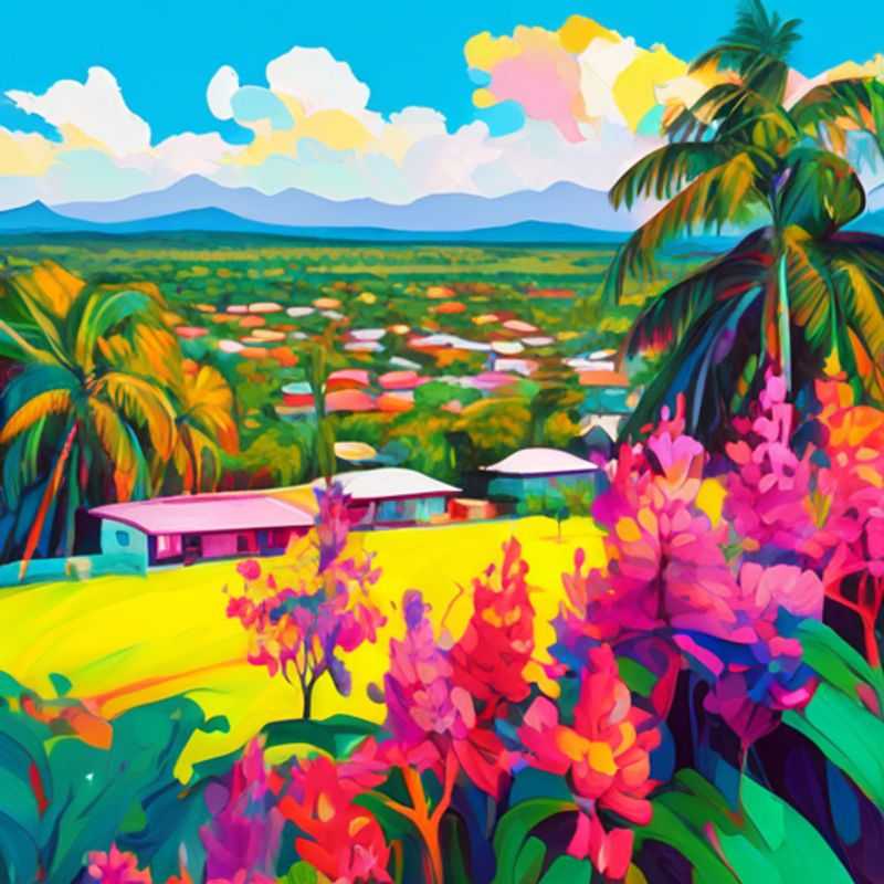 The Social Media Traveler couple exploring the vibrant markets of San Ignacio, Belize, immersing themselves in the local culture and energy during their 3-day spring adventure.
