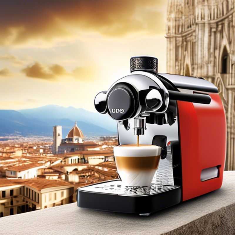 A sleek, modern portable espresso machine, perfect for brewing barista-quality coffee on the go.