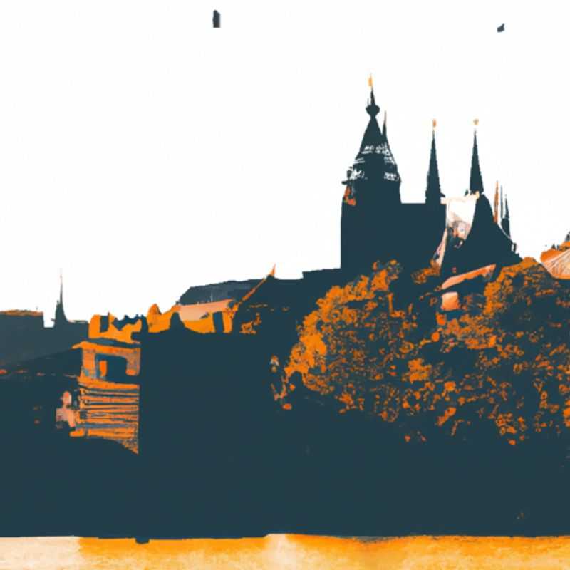 A lone traveler immerses themselves in the captivating ambiance of Prague, Czech Republic, during a whirlwind 24-hour autumn sojourn, capturing the essence of the city's enchanting architecture and rich history.