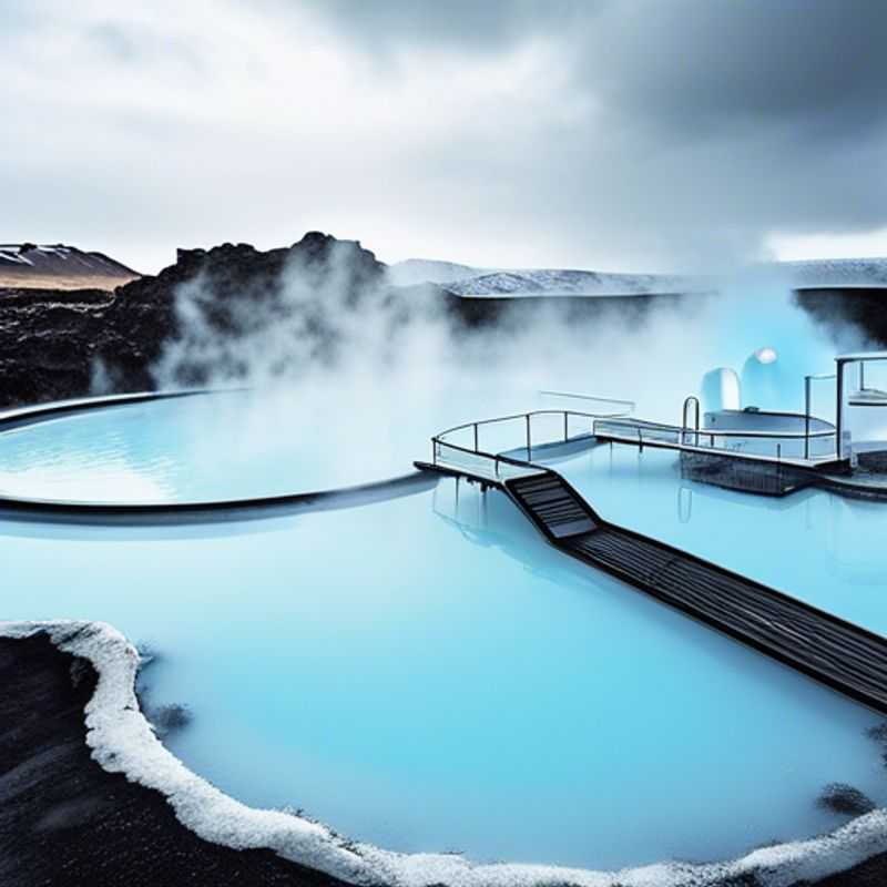 Two couples bundled up in warm layers, taking in the breathtaking beauty of Reykjavik, Iceland, a city steeped in geothermal wonders and eco-conscious charm.