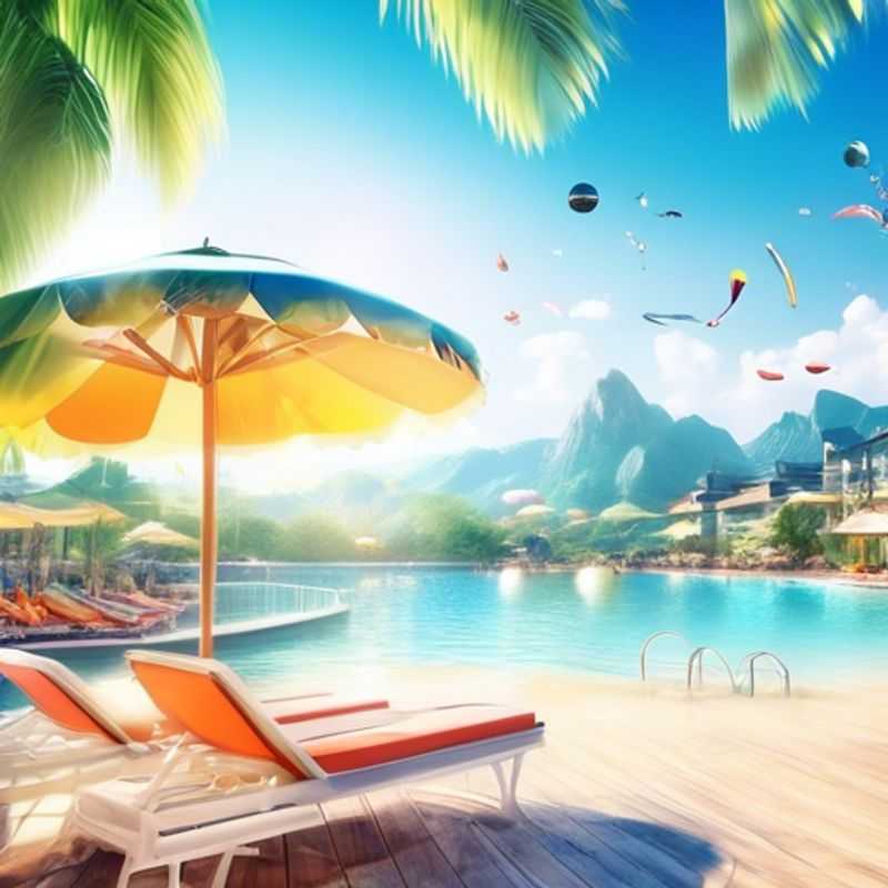 A colorful array of swimwear, including bikinis, one-pieces, and tankinis, displayed on a rack, showcasing the diverse styles and colors available for finding the perfect swimsuit.