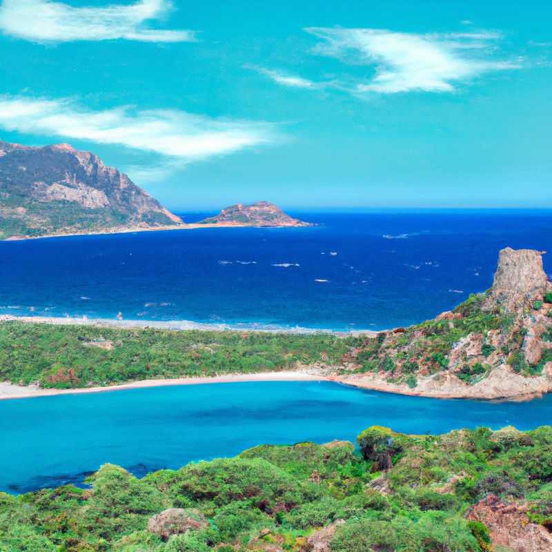 Une journée printanière à la plage de Simius, Villasimius, Sardaigne, Italie