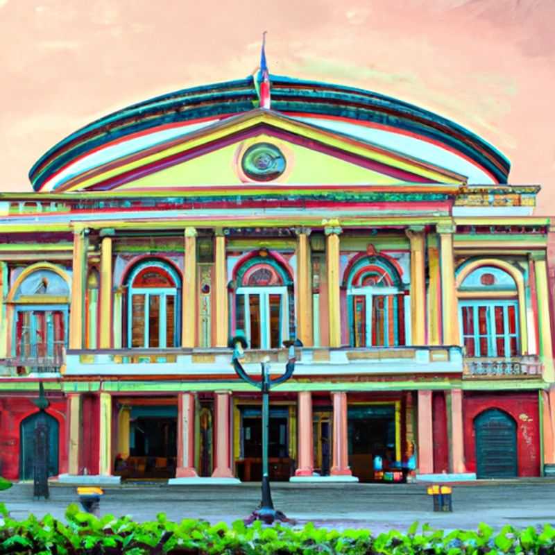 A lone traveler immersed in the vibrant street life of San José, Costa Rica, during a transformative 3-week sojourn in the heart of spring. The city's colorful buildings and lush greenery provide a captivating backdrop for exploration and self-discovery.