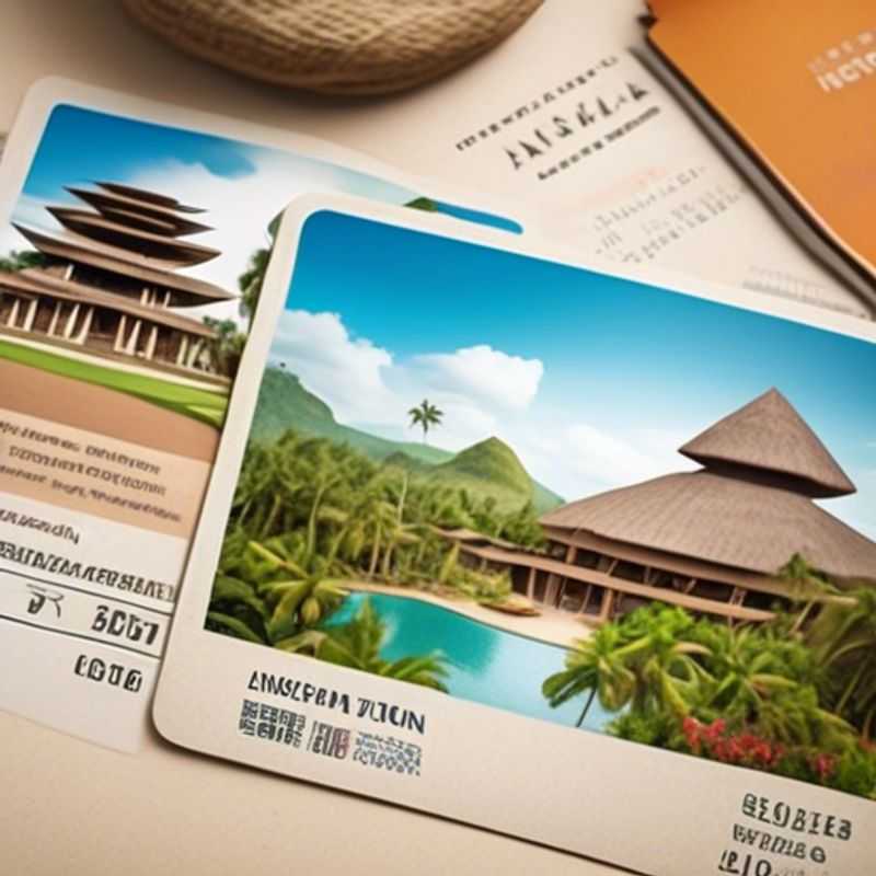 A close-up shot of a passport and visa, essential documents for international travel. The image highlights the importance of understanding passport and visa requirements before embarking on a journey.