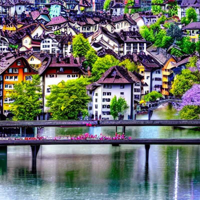 Zurich au printemps: une vue splendide sur la ville et le lac, idéale pour des vacances de printemps.