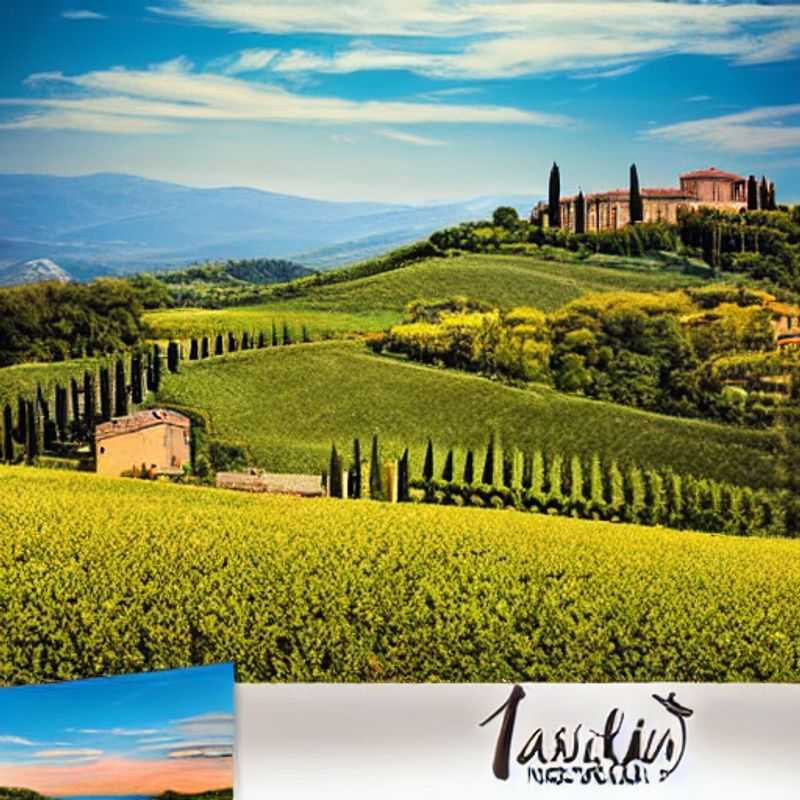 La douce Toscane au printemps : collines verdoyantes et soleil printanier.