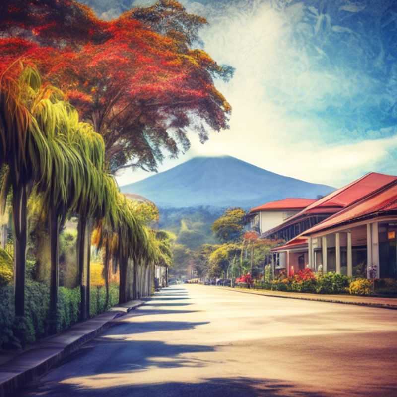 Deux couples, en tant que grands voyageurs de longue durée, découvrant les charmes de la pittoresque San José, Costa Rica, lors de leur séjour de deux semaines en hiver.