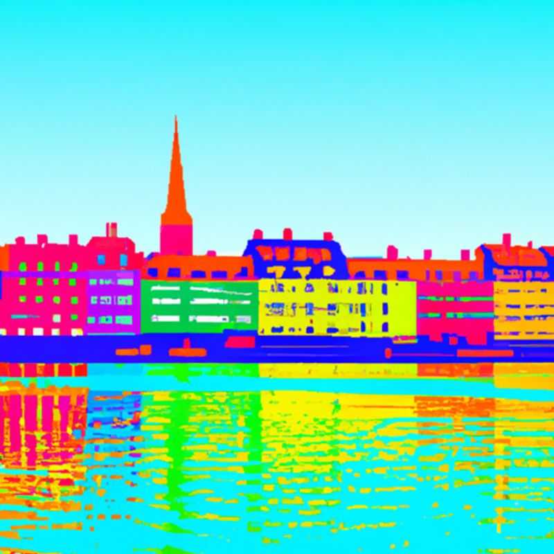 A family of four strolls through the picturesque streets of Copenhagen, Denmark, during their 3-week spring adventure. The vibrant Nyhavn canal, lined with colorful buildings and charming boats, serves as a backdrop, capturing the essence of this enchanting city.