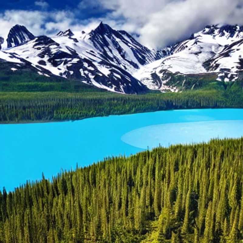Here are a few options for alt text in Portuguese for an image of Alaska during Spring, depending on the specific content of the image: