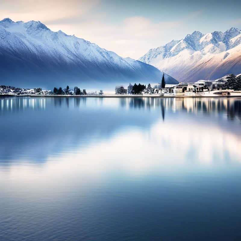 Trois couples, les Voyageurs des Réseaux Sociaux, profitant du paysage spectaculaire de Queenstown, Nouvelle-Zélande, pour une semaine de coolcation ! Des montagnes imposantes à l'eau turquoise du lac, la toile de fond parfaite pour des photos Instagram épiques.