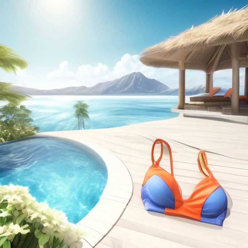 A colorful array of swimwear, from vibrant bikinis to sleek one-pieces, showcasing the diverse styles and designs available for your perfect beach or pool look.