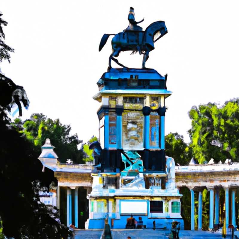Strolling Through History: A Royal Stroll Through the Majestic Palace of Madrid in the Blossom of Spring