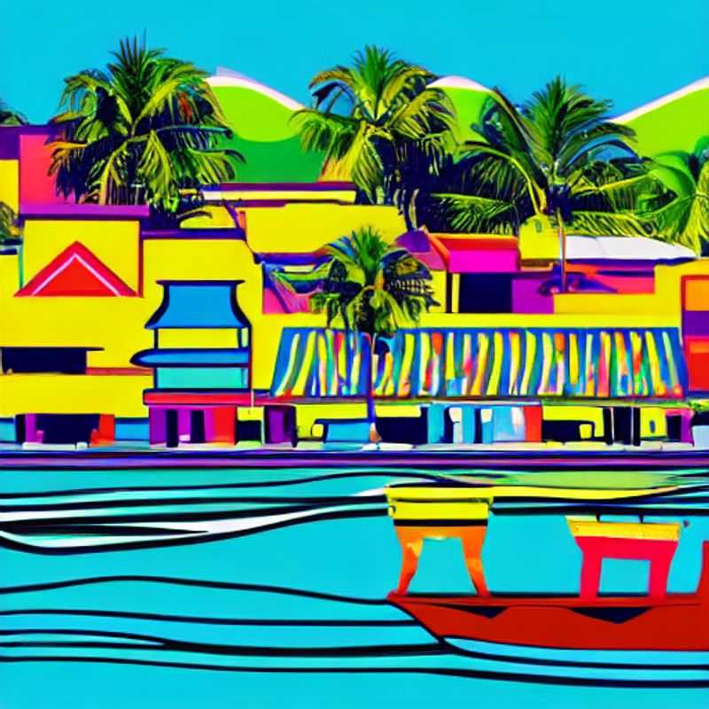 Phuket, Thaïlande : Plage paradisiaque animée au printemps.
