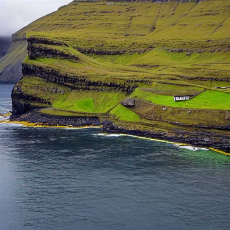 Îles Féroé au printemps : paysages verdoyants et falaises spectaculaires.