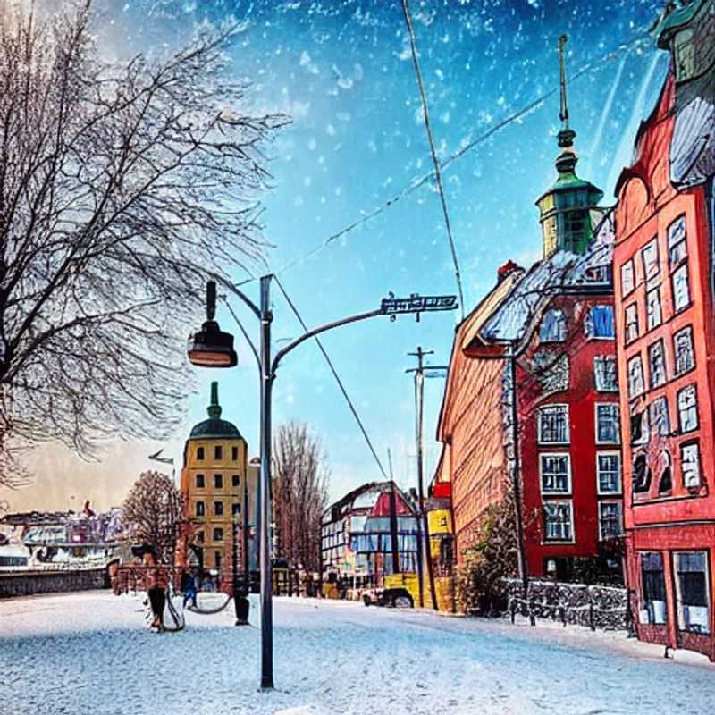 Gotemburgo, Suecia, bañado por la luz primaveral.