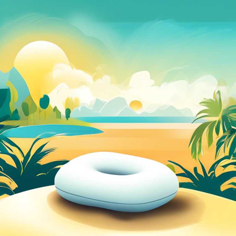 A close-up of a comfortable travel pillow, perfect for snoozing on the go, highlighting its key features and materials for informed buying decisions.