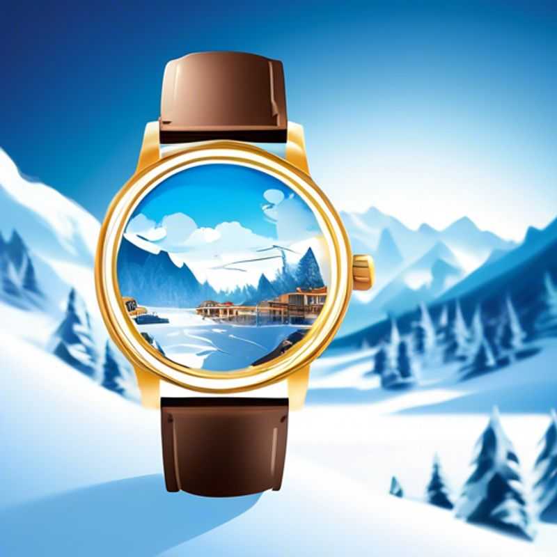 Close-up of a luxurious travel watch with intricate details and a sophisticated design, perfect for discerning travelers.