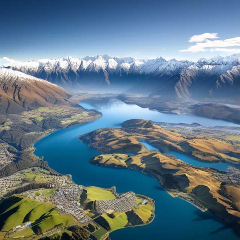 Trois couples, les Voyageurs des Réseaux Sociaux, profitant du paysage spectaculaire de Queenstown, Nouvelle-Zélande, pour une semaine de coolcation ! Des montagnes imposantes à l'eau turquoise du lac, la toile de fond parfaite pour des photos Instagram épiques.