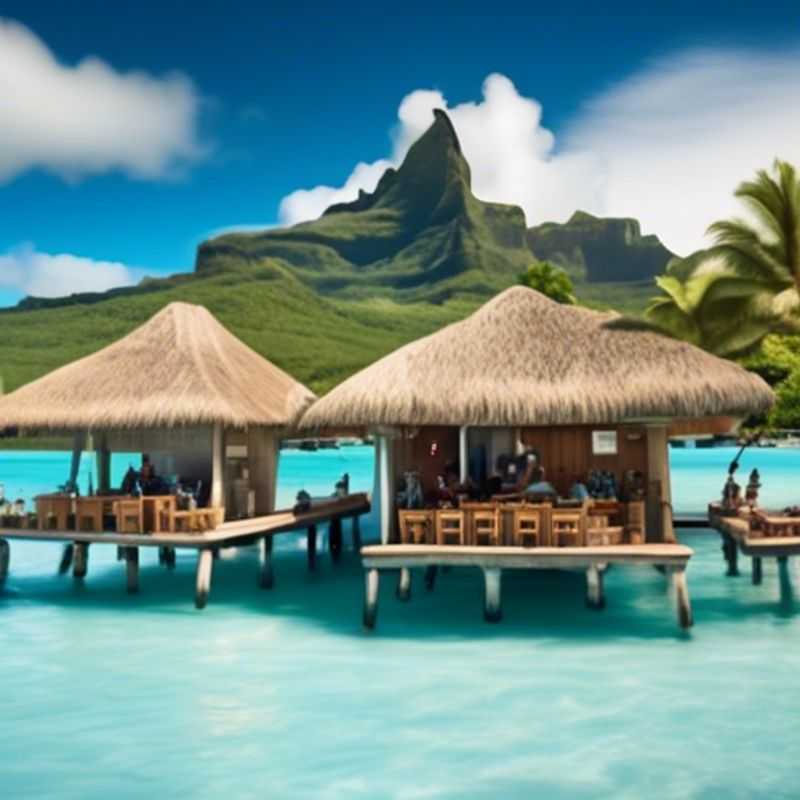 Bora Bora's Sunset Serenade&#58; A Romantic Dinner Under the Stars