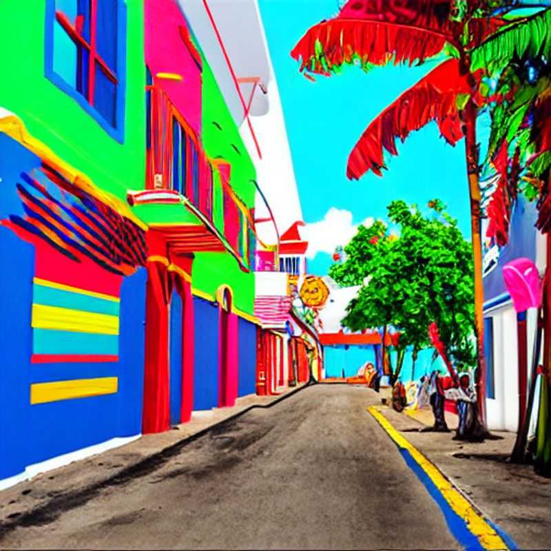 Belize City animée au printemps: ambiance festive sur le front de mer.