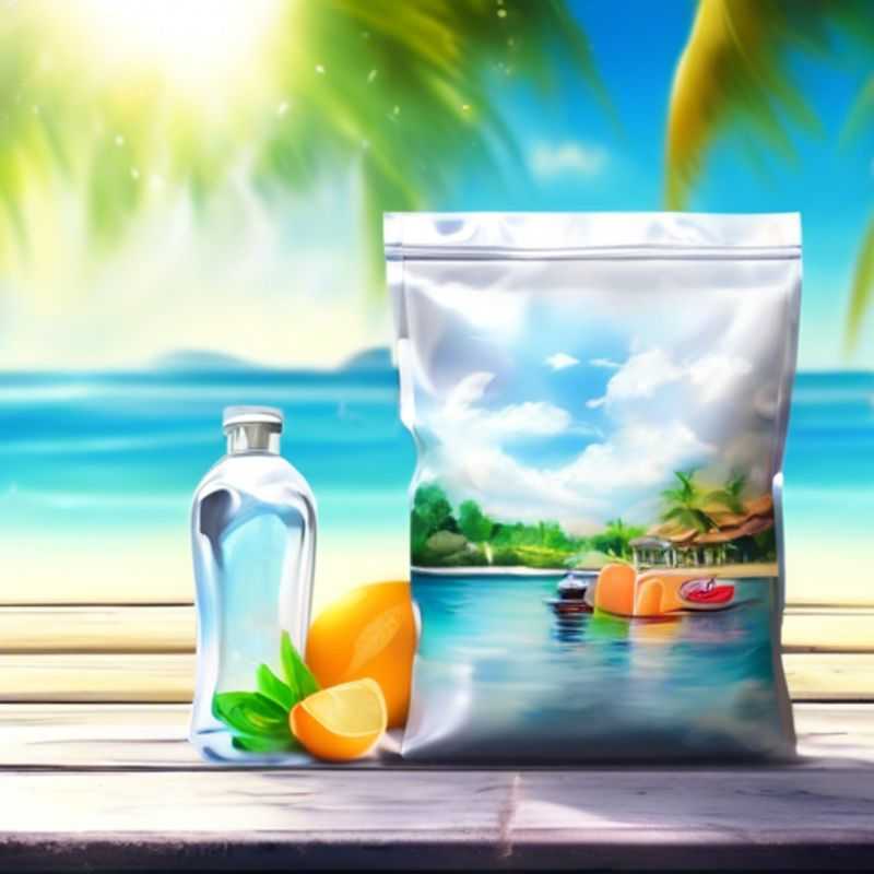 Close-up shot of a variety of Ziplock bags, highlighting their ability to securely contain liquids and wet items.