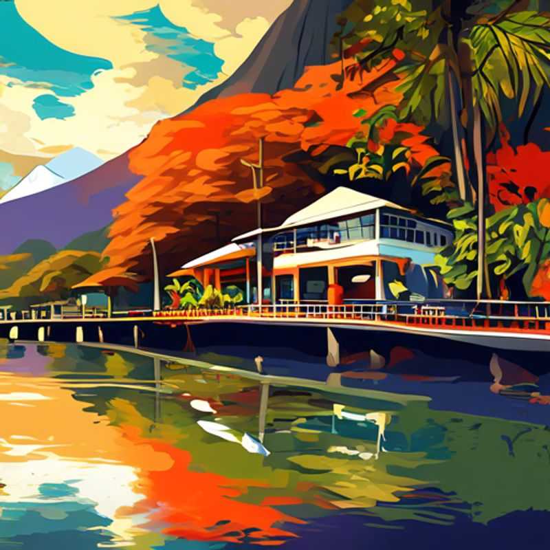 La Fortuna, Costa Rica : un paysage luxuriant et volcanique.