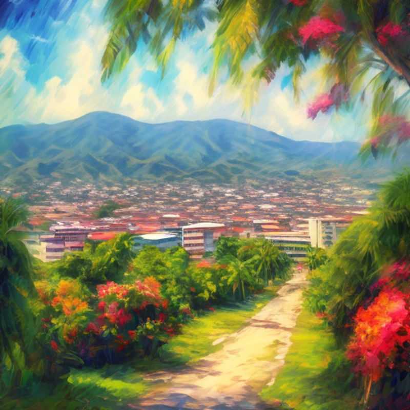 San Pedro Sula, Honduras : Une vue de la ville, illustrant le coût de la vie sur place.