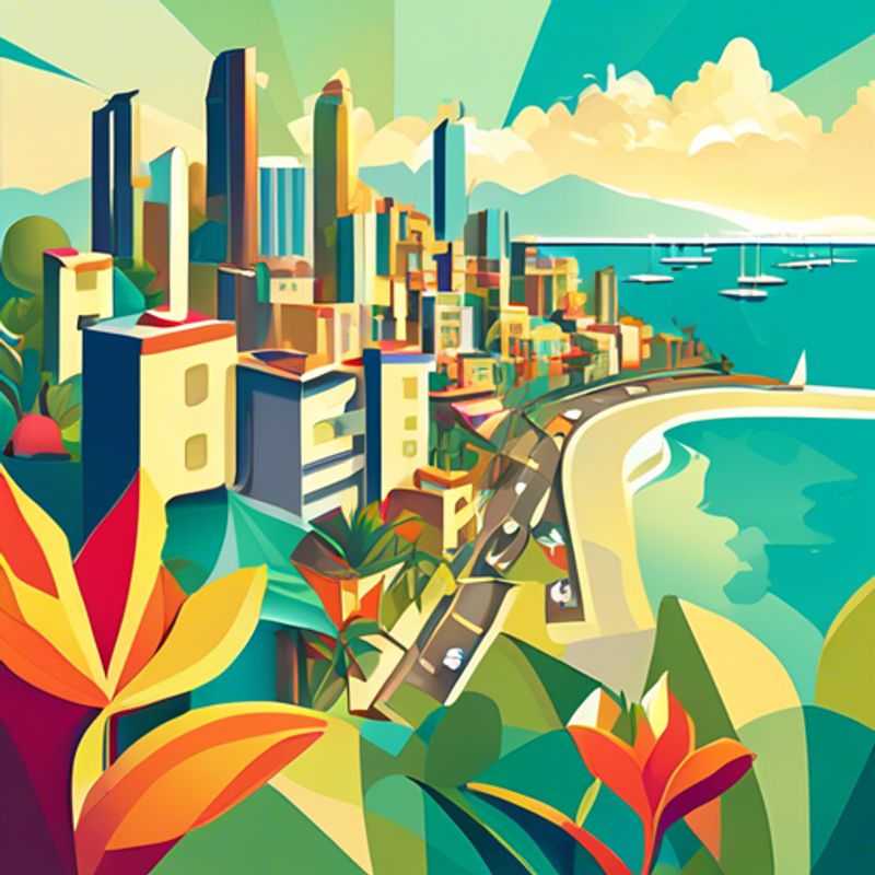 Panama City, Panama : Vue panoramique de la ville, illustrant son architecture moderne et tropicale.