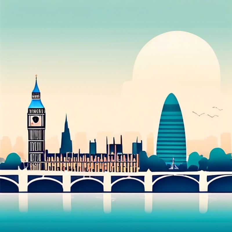 Londres sous un ciel gris, illustrant le coût potentiel d'une visite.